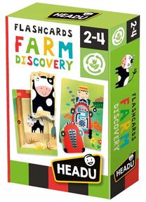 Edukacinė dėlionė Headu Flashcards Farm Discovery, EN