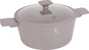 Kастрюля Berlinger Haus Taupe BH-8102, Ø28 см, 4.1 л, бежевый цв.