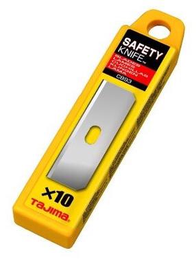 Лезвия TAJIMA Replacement Blade CB93 LC959XY, 5.6 см, cталь, 10 шт.