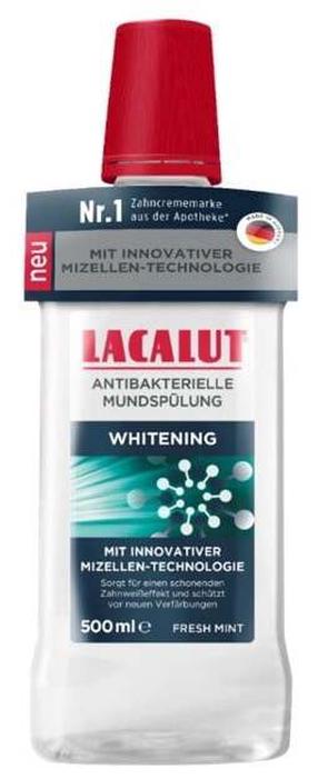 Suuvesi Lacalut Perfect Whitening, mündi maitse, 500 ml