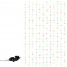 LED lempučių užuolaida, 3 m, šiltai balta sp., 300 LED