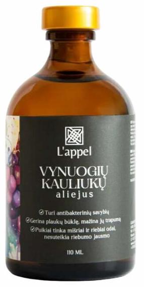 Kūno aliejus L'appel Vynuogių kauliukų, 110 ml