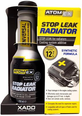Radiatoriaus sandariklis Xado AtomEX Stop Leak Radiator, 250 ml