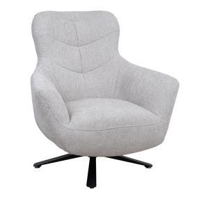 Krėslas Home4you Helga 38902, šviesiai pilka sp., 90 cm x 89 cm x 99 cm