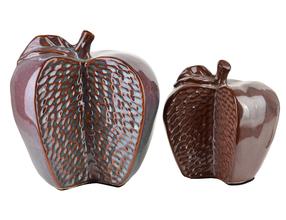 Dekoratyvinė figūrėlė, "obuolys" Mondex Saggio, ruda sp., 17 cm x 14 cm x 16 cm