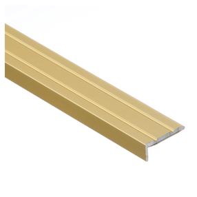Laiptų kampas Cezar W-AL-LSW10K-C23-270, aukso sp., 270 cm x 2.5 cm