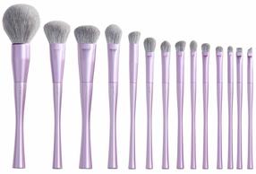 Šepetėlių rinkinys Jessup Luxury Purple Makeup Brush Set T512, 14 vnt., violetinė sp.