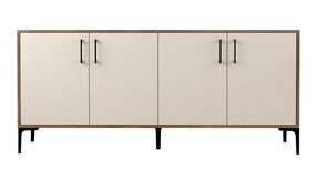 Komoda Kalune Design Kiev 845HCT5305, kreminė sp., 78 cm x 180 cm x 35 cm