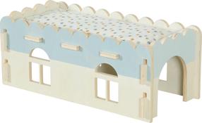 Namelis graužikams Zolux Cosy, 40 cm x 21 cm x 16 cm, mėlyna sp./rusva sp.