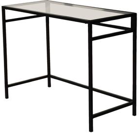 Kirjutuslaud Kalune Design Network Calisma Masasi M100, 100 cm x 45 cm, 75 cm, must v./helehall v.