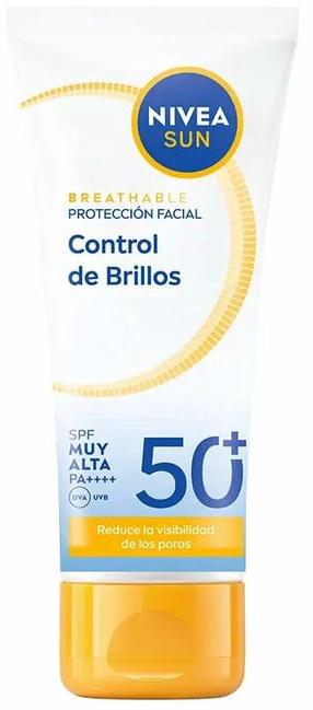 Крем для ухода за загаром для лица Nivea Sun Shine Control SPF50+, 40 мл