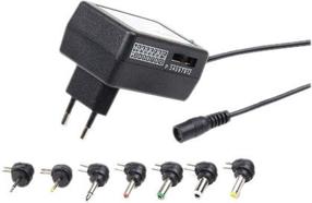 Įkroviklis Gembird Universal AC, DC jack, 1.2 m