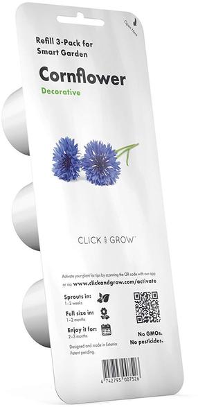 Išmanios daigyklos sėklos Click & Grow, rugiagėlės, 40 g, 3 vnt.