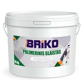 Sausais špakteles maisījums Briko, gatavs lietošanai, balta krās.