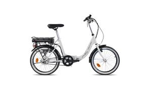 Elektriskais velosipēds Denver, 14", 20", 250 W, 7.8 Ah, balta krās.