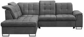 Kampinė sofa - lova Aragon, pilka sp., kairinė, 270 x 230 cm x 150 cm
