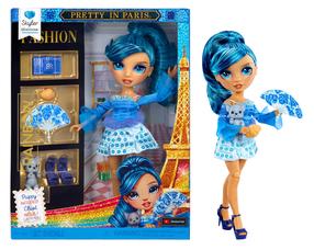 Lėlė su priedais Rainbow High Pretty In Paris Skyler Bradshaw, 28 cm, mėlyna sp.