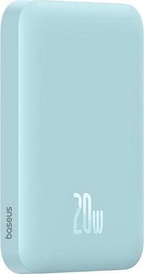 Nešiojamas įkroviklis (Power bank) Baseus Mini Mini, 6000 mAh, 15 - 20 W, žydra sp.