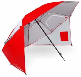 Paplūdimio skėtis Jokomisiada Bari Para Sole SP0784, 240 cm, raudona sp.