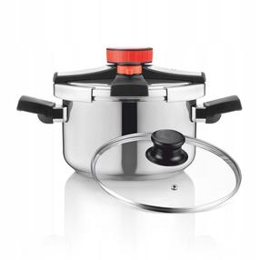 Prekė su pažeista pakuote. Greitpuodis Haeger Plus PC-6SS.019A, 6 l