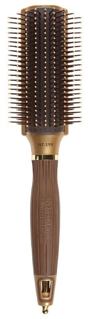 Щетка для волос Olivia Garden Nano Thermic Ceramic + Ion, коричневый цв.