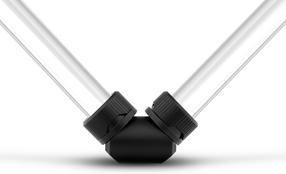 Переходник EK Water Blocks EK-Quantum Torque Static FF 90°, черный цв.