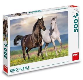 Dėlionė Dino Horses in Love, 33 cm x 47 cm, 500 vnt., įvairių spalvų