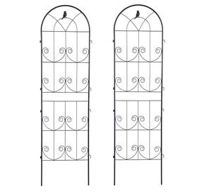 Taimetugi, 190 cm x 55 cm, 190 cm, teras, must v., 2 tk