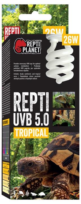 Лампочка для террариума Repti Planet UVB 5.0, 26 Вт