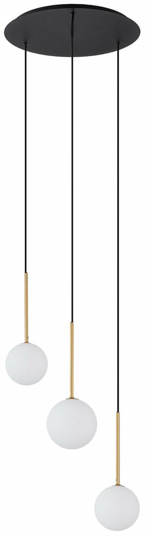 Šviestuvas kabinamas Nowodvorski Karo 10304, G9, 3 x 12 W, balta sp. / juoda sp.