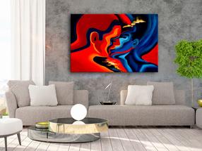 Reprodukcija Artgeist Cosmic Kiss N6649-DKX, 90 cm x 60 cm