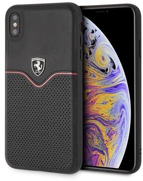 Telefona vāciņš Ferrari, melna krās., Apple