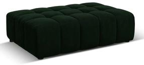 Pufas Micadoni Home Jennifer Velvet, tamsiai žalia sp., 102 cm x 80 cm x 40 cm