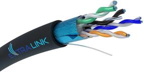 Võrgukaabel Extralink CAT5E FTP (F/UTP) Outdoor with gel | Twisted pair, 305 m, must v.