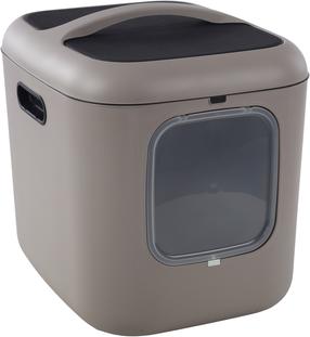 Закрытый кошачий туалет Flamingo Romy 562040, taupe цв., закрытый, 61.5 см x 50 см x 57.5 см