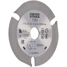 Pjovimo diskas Faster Tools, 125 mm x 22.23 mm