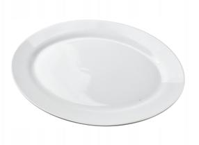 Servēšanas šķīvis Affek Design Basic, 35 cm x 3 cm, 24 cm, Balta krās.