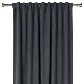 Naktinė užuolaida Domoletti MILA, antracito sp., 140 cm x 260 cm