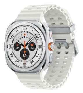 Viedais pulkstenis Samsung Galaxy Watch Ultra, balts krās.