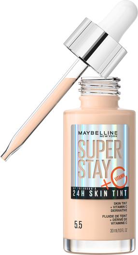 Šķidrā grima bāze Maybelline Superstay 24H Skin Tint + Vitamin C, 5.5, 30 ml