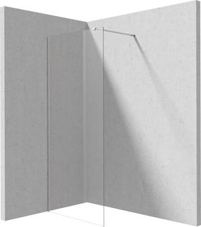 Dušas siena Deante Prizma Walk-in, 80 cm x 195 cm, hroma krās./rūdītais
