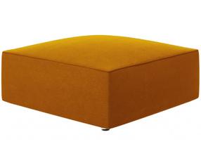 Pufas Micadoni Home Ruby Velvet, geltona sp., 93 cm x 93 cm x 40 cm
