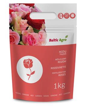 Trąšos rožėms Baltic Agro, granuliuotos, 1 kg