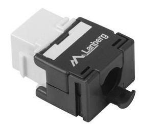 Модуль Lanberg Cat 6 FTP RJ45 - LSA 180°, белый цв./черный цв.