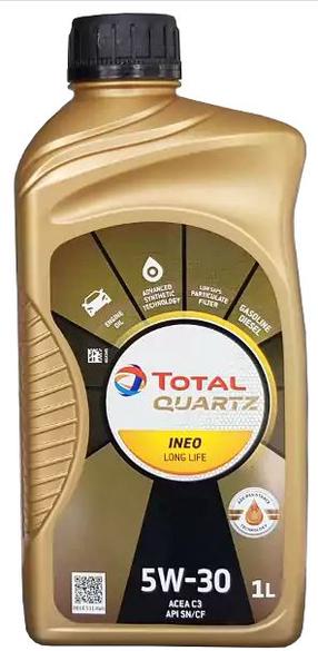Машинное масло Total Quartz Ineo Long Life 5W - 30, синтетический, 1 л
