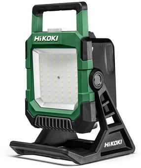 Прожектор без датчика движения, стоящий HiKOKI UB18DC, 700 - 4000 лм, 5000 °К, IP65, черный цв./зеленый цв.