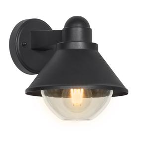 Sieninis lauko šviestuvas Candellux Lighting Sagania, 40W, E27, IP44, juoda sp., 23.5 cm x 20.5 cm