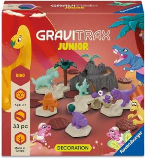 Konstruktor Ravensburger GraviTrax Junior Expansion Dino, 33 tk, mitmevärviline