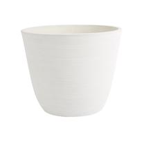 Gėlių vazonas Domoletti 13D25, spw, Ø 25 cm, balta sp.