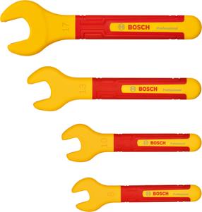 Mutrivõti lahtise otsaga, komplekt Bosch VDE, 8 - 17 mm, 4 tk